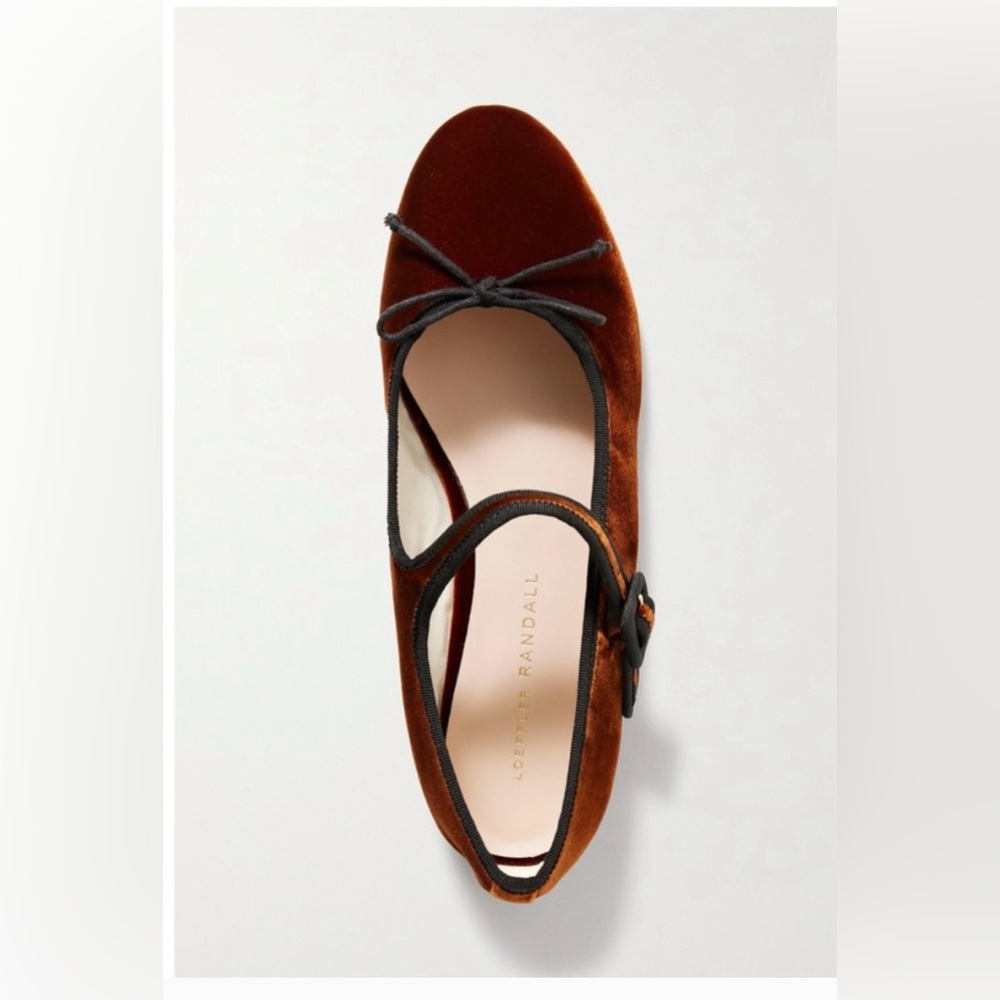 Loeffler Randall Chiara Flats Velvet US 8.5 EU 39.5